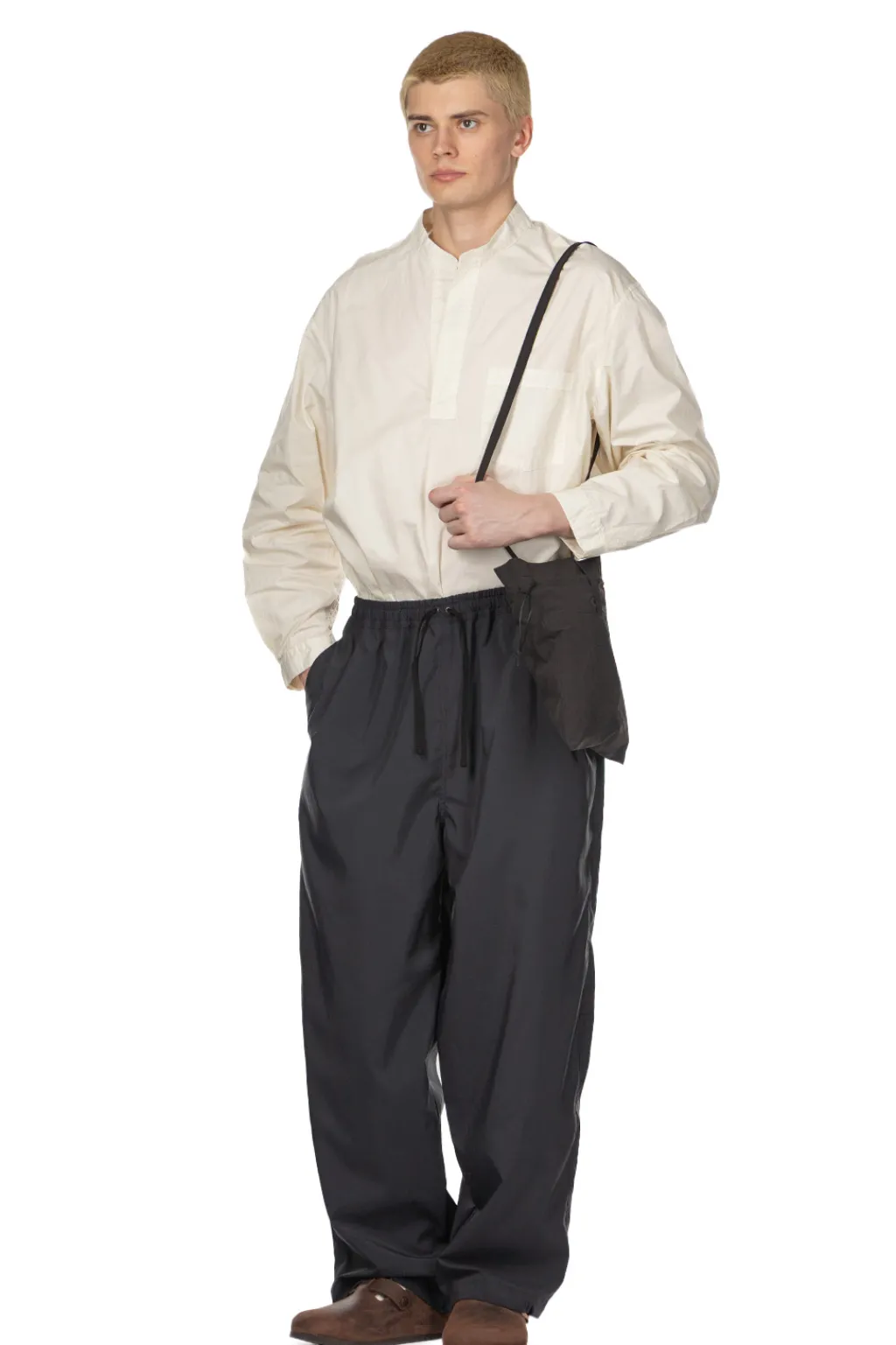 Best Still by Hand Airy Wide Pants - Ink Black