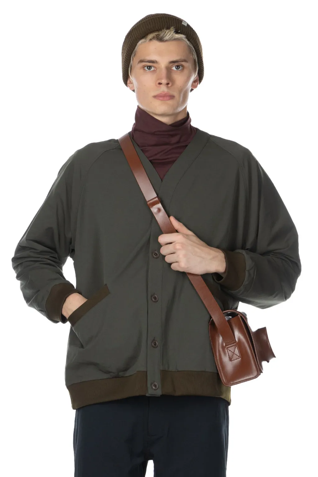 New Nanamica ALPHADRY Cardigan - Olive