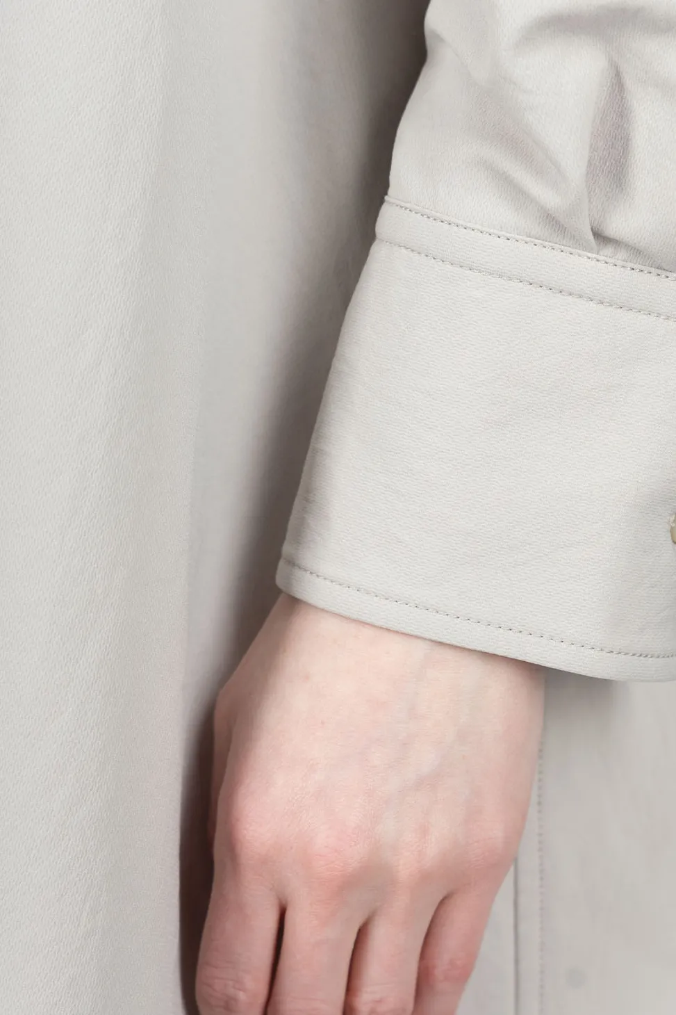 Clearance Nanamica ALPHADRY Shirt Dress - Pale Gray