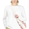Clearance Kapital AMUSE Knit Pocket LS Tee - White