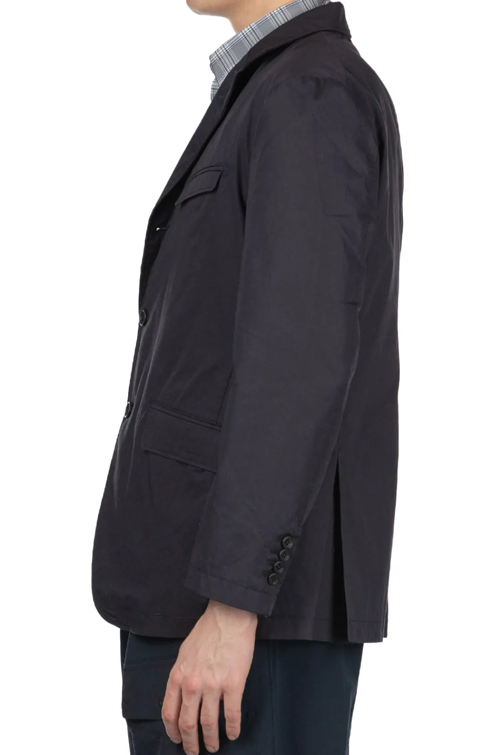 Discount Engineered Garments Andover Jacket - Dark Navy High Count Twill