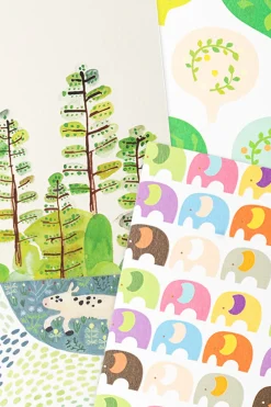 Best Mino Washi Animal Post Card - 4 choices