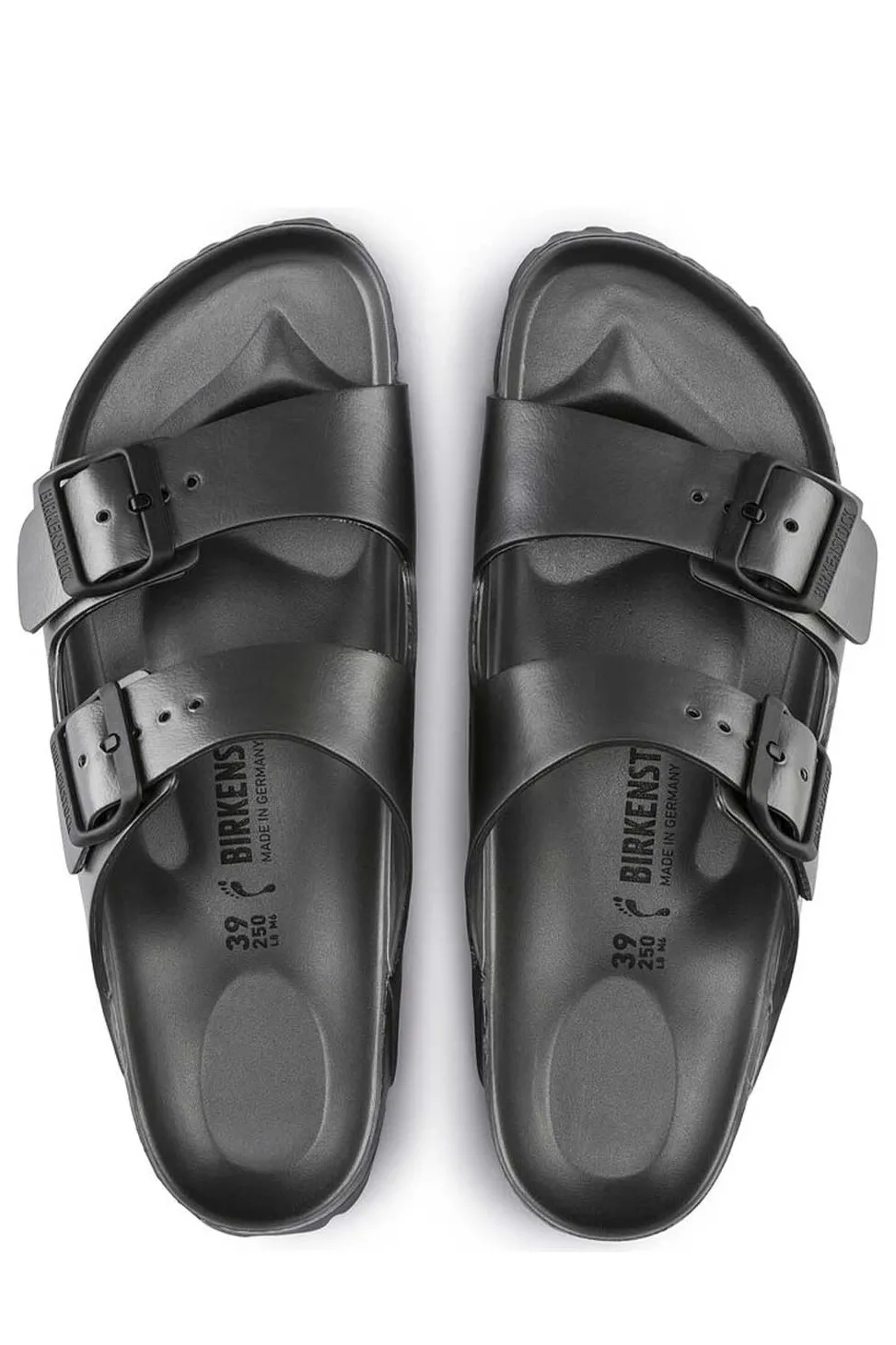 Online Birkenstock Arizona EVA - Metallic Anthacite - Narrow