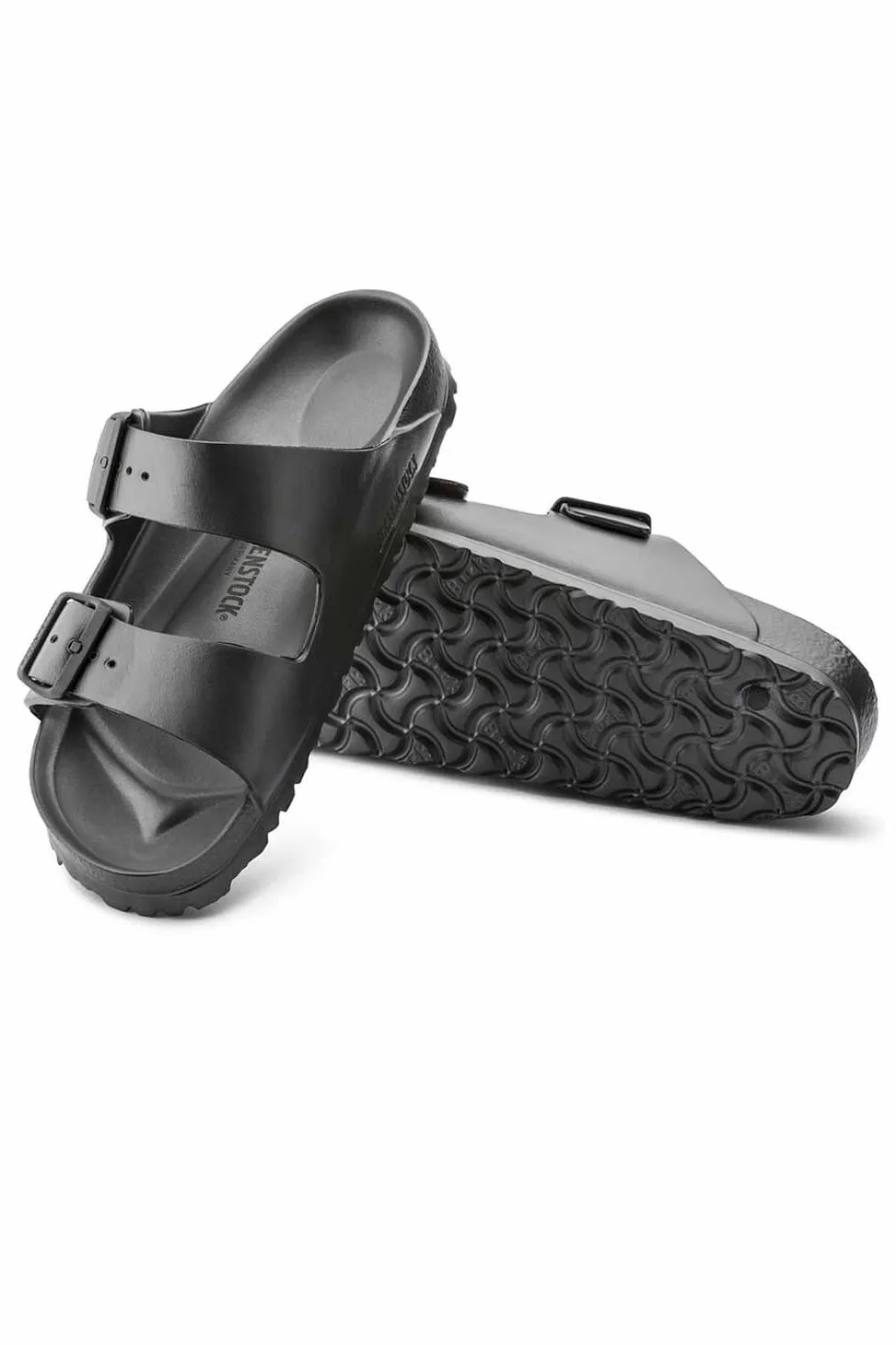 Online Birkenstock Arizona EVA - Metallic Anthacite - Narrow
