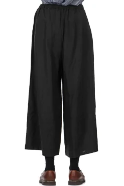 Discount A+Koloni Azumadaki Linen Sand Pants - Black