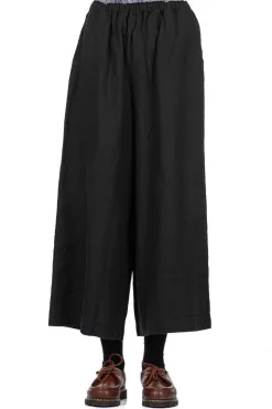 Discount A+Koloni Azumadaki Linen Sand Pants - Black
