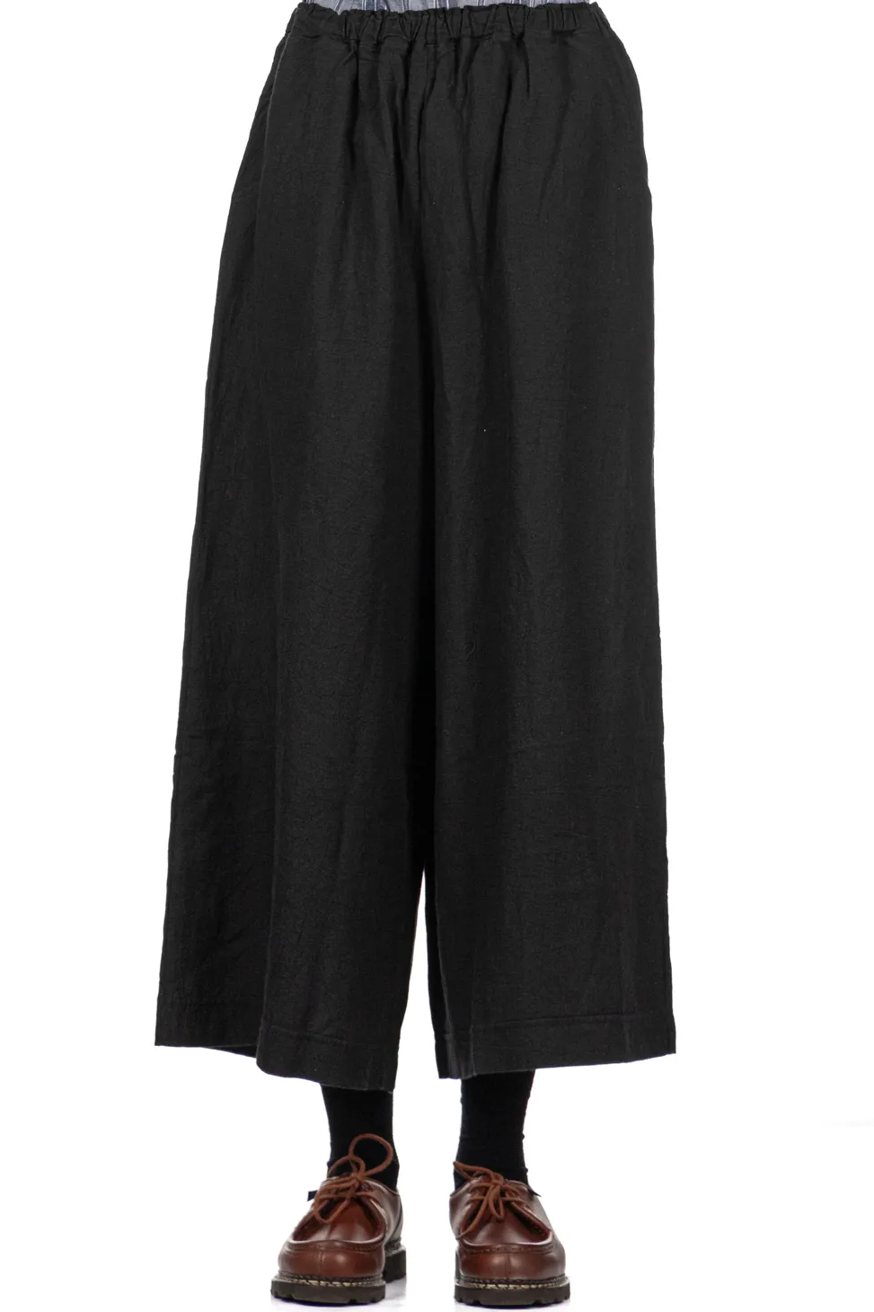 Discount A+Koloni Azumadaki Linen Sand Pants - Black