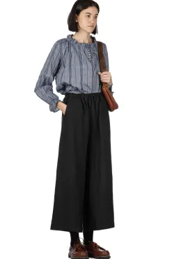 Discount A+Koloni Azumadaki Linen Sand Pants - Black