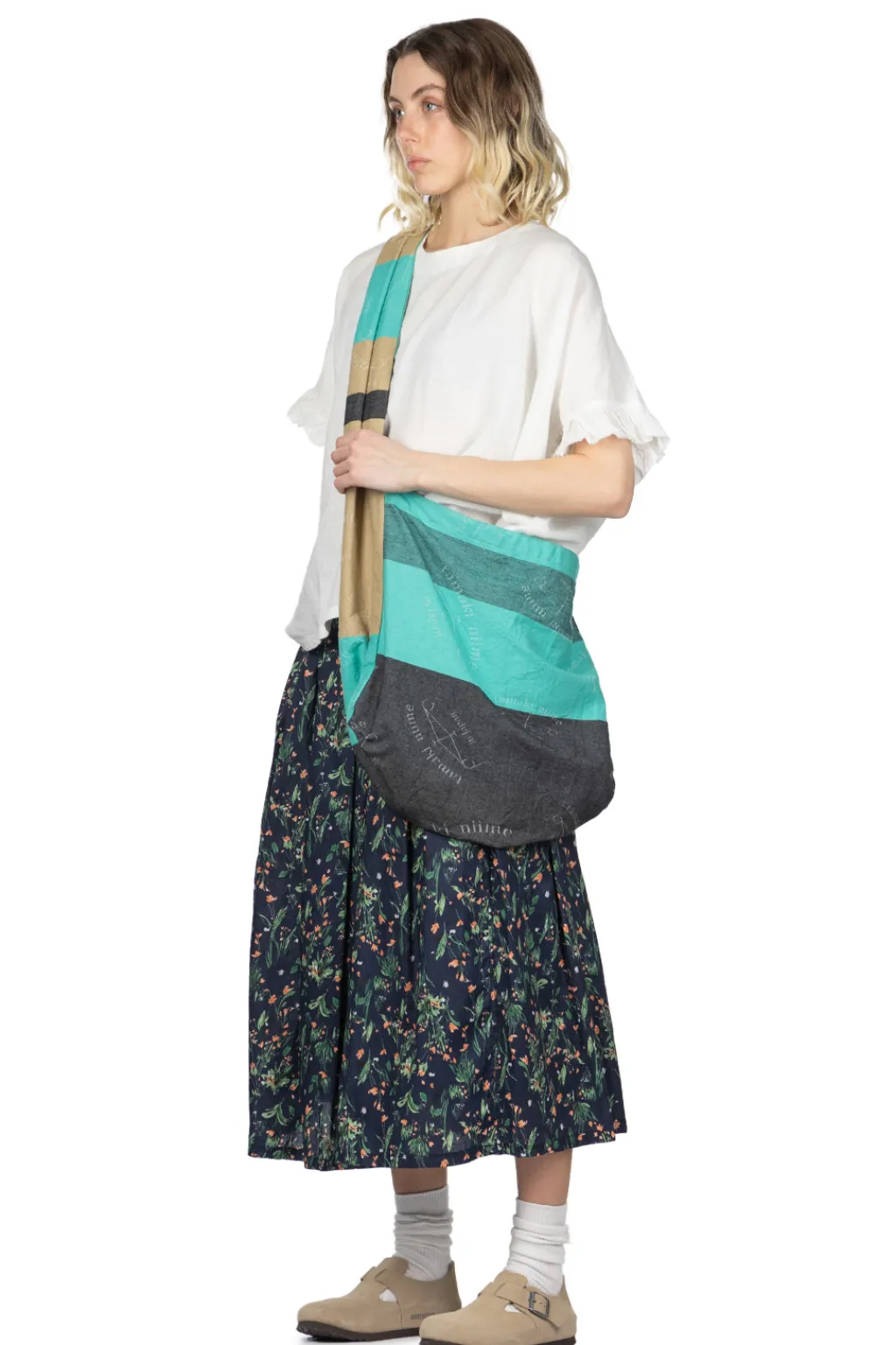 Clearance A+Koloni Azumadaki Ramie Frilled Sleeve Top - Off White