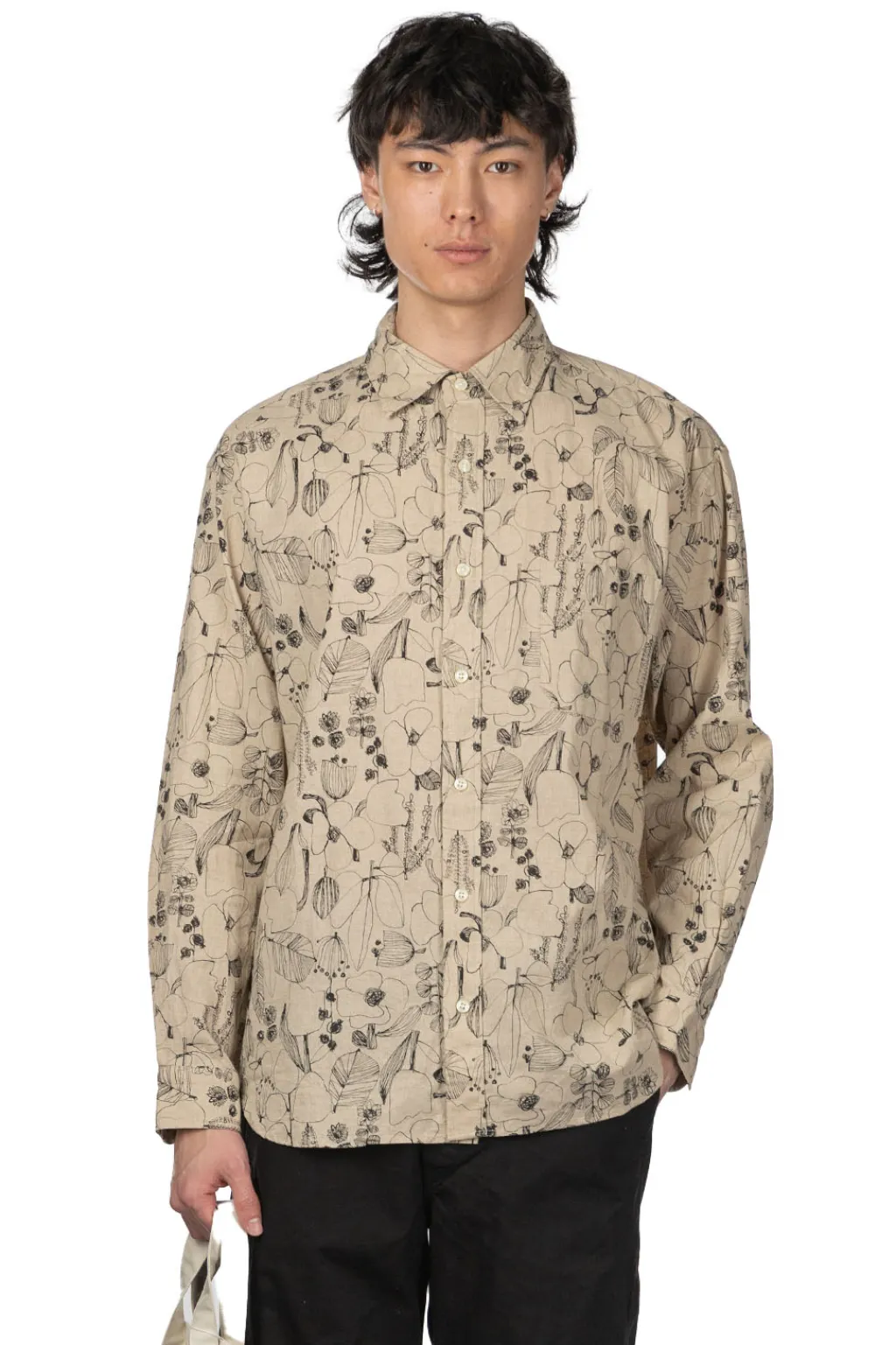 Hot ts(s) Baggy Fit Shirt - Beige