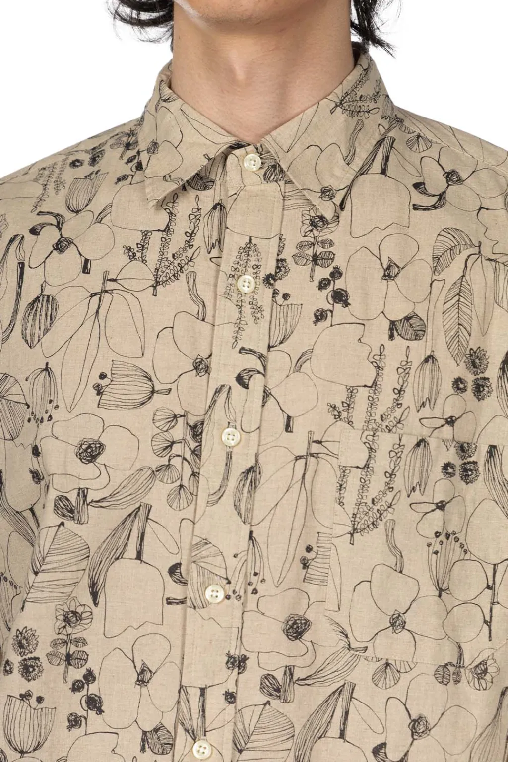 Hot ts(s) Baggy Fit Shirt - Beige
