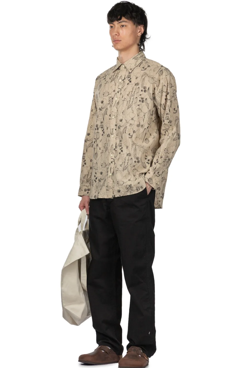 Hot ts(s) Baggy Fit Shirt - Beige
