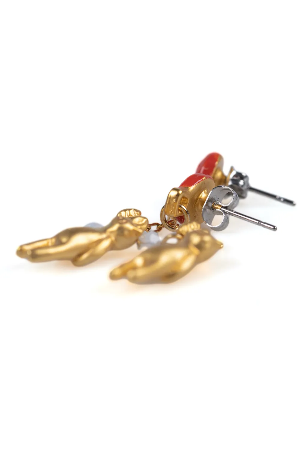 Fashion Palnart Poc Balloon and Cat Earrings