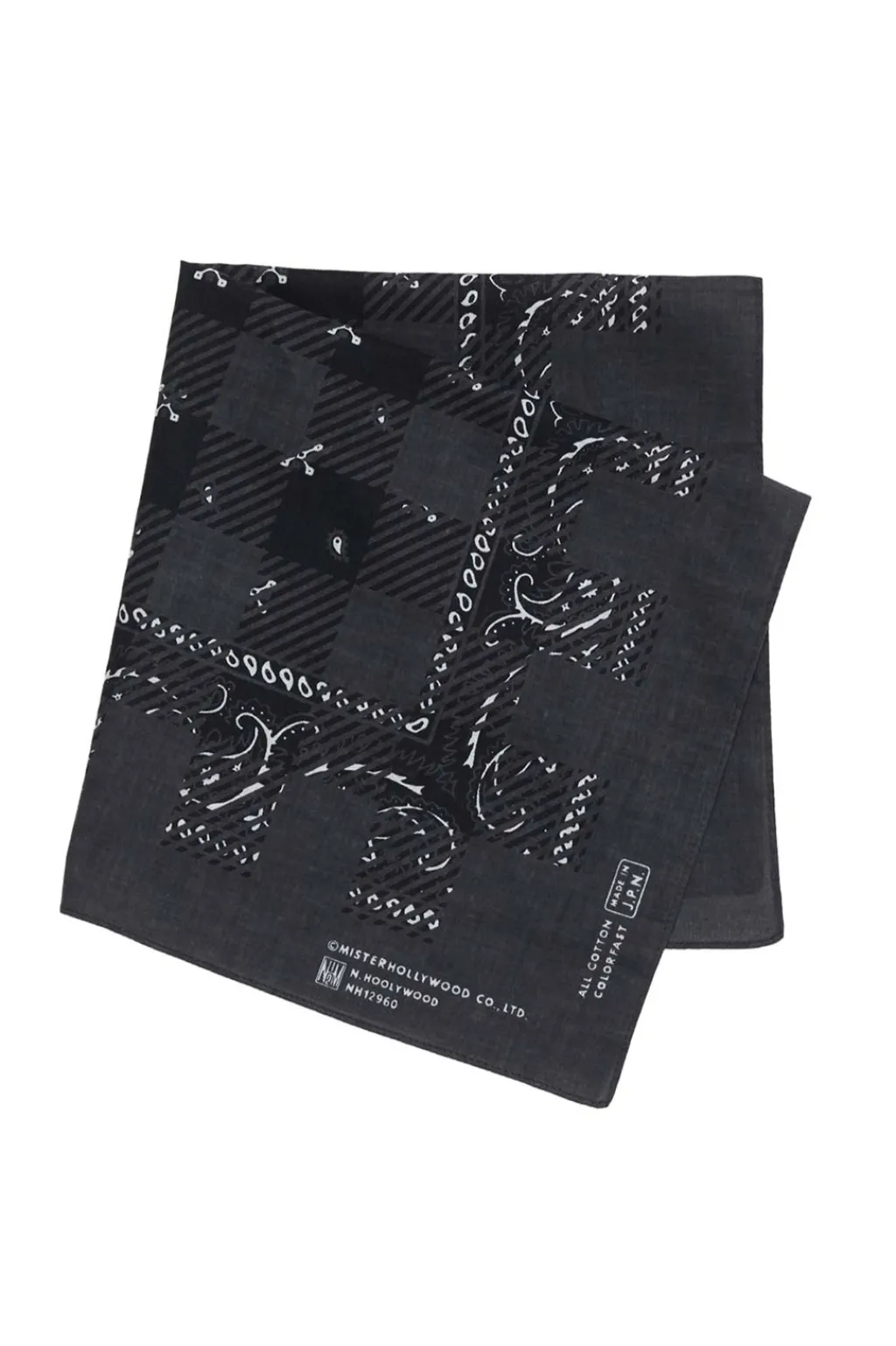 Sale N. Hoolywood Bandana - Black and Black