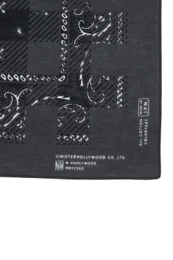 Sale N. Hoolywood Bandana - Black and Black