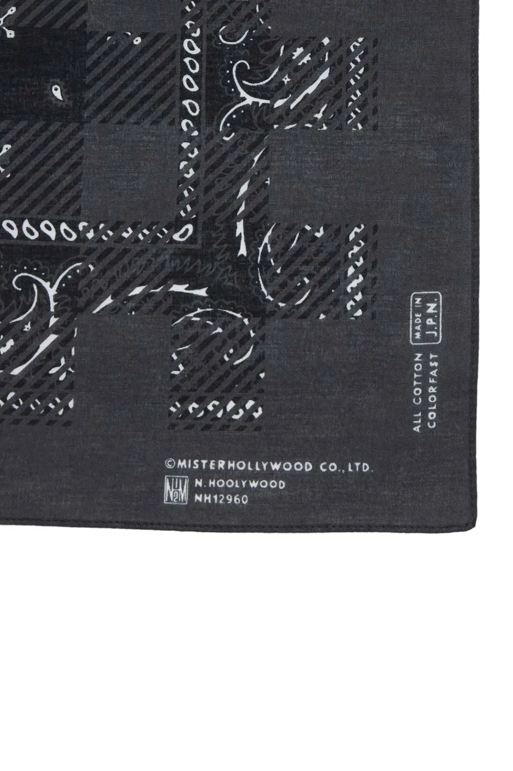 Sale N. Hoolywood Bandana - Black and Black
