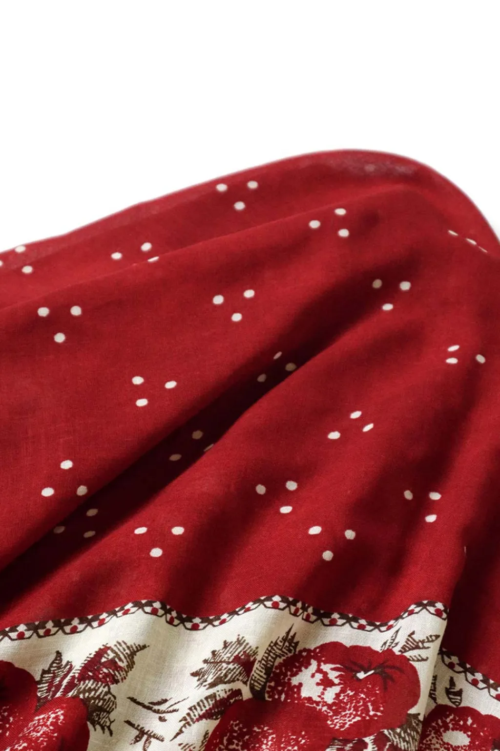 Hot Kapital Bandana BIG Fringed Stole (Persimmon) - 3 Colors