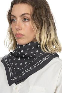 Outlet Visvim Bandana CSI Chambray - Black