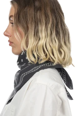 Outlet Visvim Bandana CSI Chambray - Black
