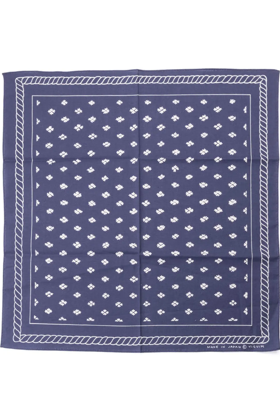 Discount Visvim Bandana CSI Chambray - Navy