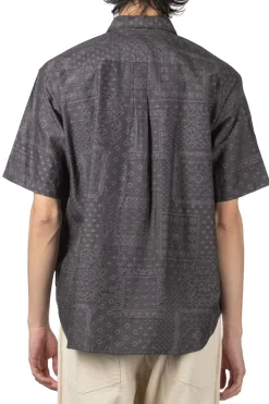 Online Manual Alphabet Bandana JQ Loose Fit SS Shirt- Grey
