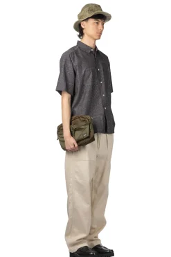 Online Manual Alphabet Bandana JQ Loose Fit SS Shirt- Grey