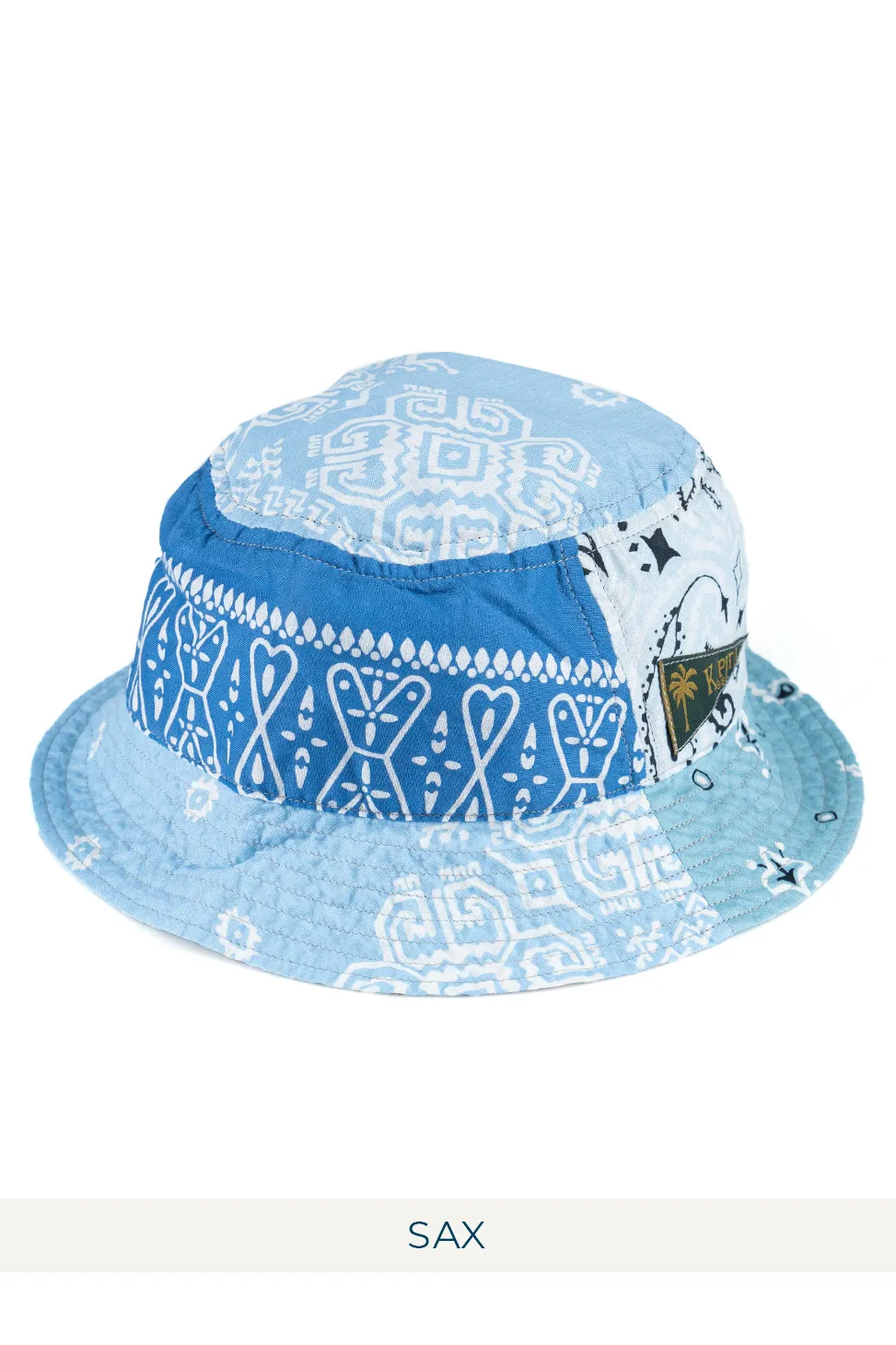 Outlet Kapital Bandana Patchwork Bucket Hat (Short Brim) - 5 Colors