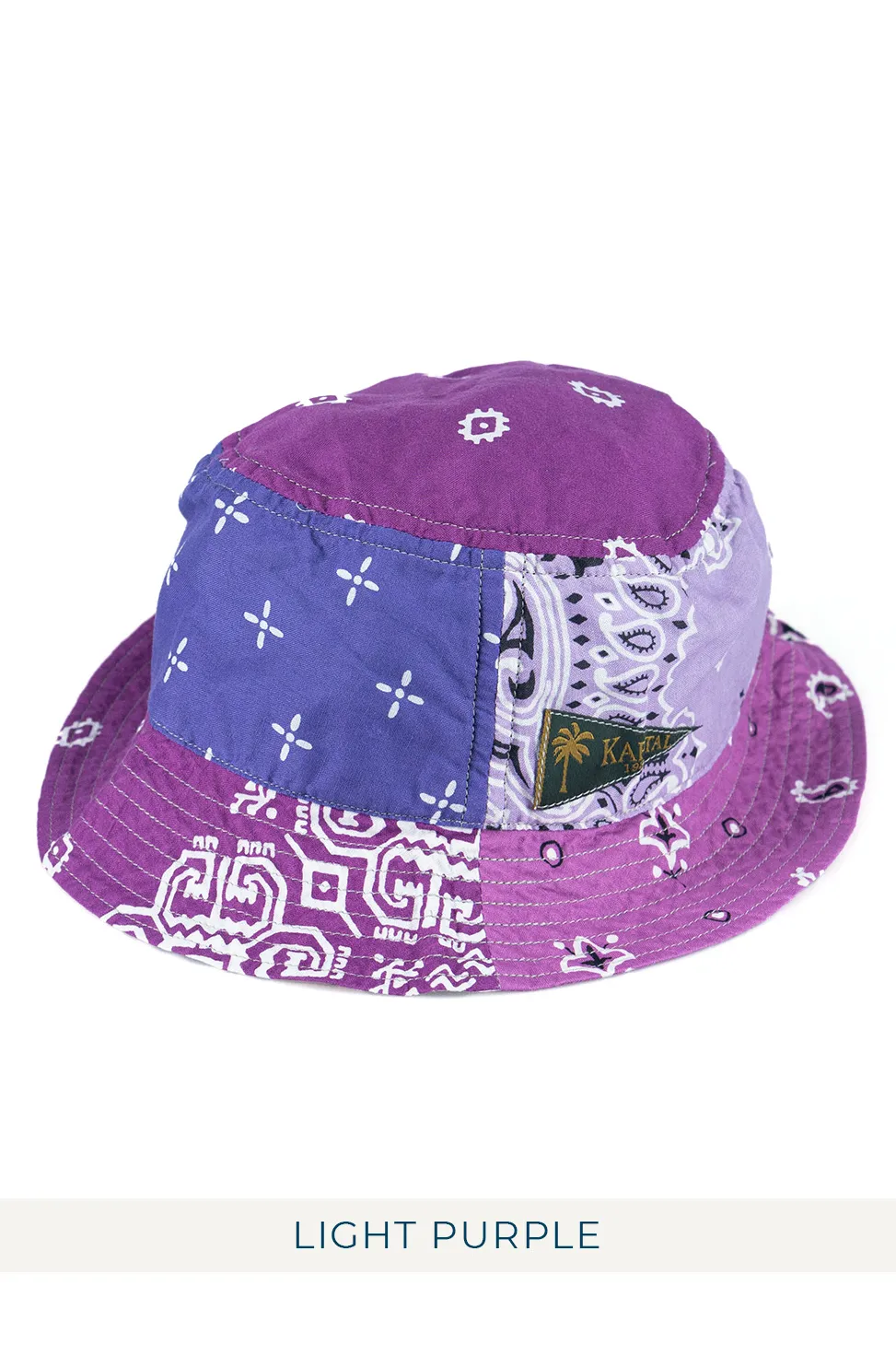 Outlet Kapital Bandana Patchwork Bucket Hat (Short Brim) - 5 Colors