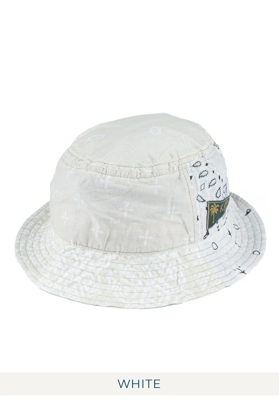 Outlet Kapital Bandana Patchwork Bucket Hat (Short Brim) - 5 Colors