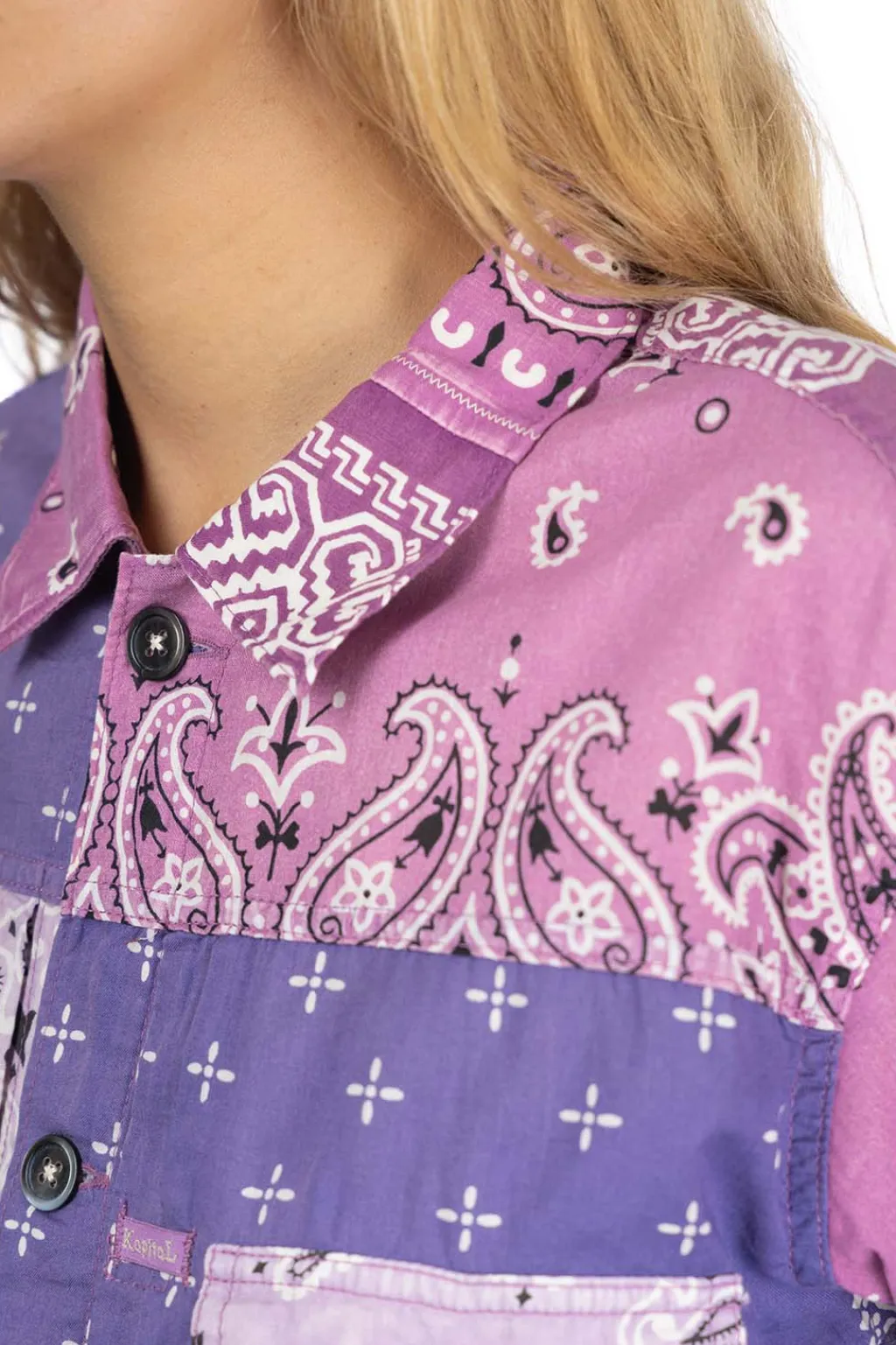 Clearance Kapital Bandana Patchwork 1st Jacket - LPU