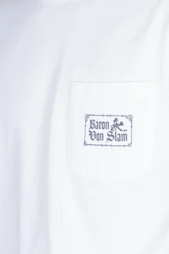 Hot Palmes Baron Pocket T-Shirt - White