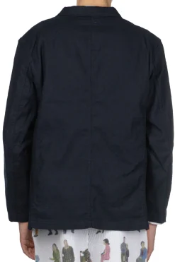 Hot Engineered Garments Bedford Jacket - Dark Navy CL Java Cloth