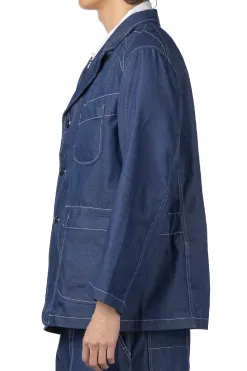 Best Engineered Garments Bedford Jacket - Indigo CP Denim