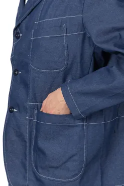 Best Engineered Garments Bedford Jacket - Indigo CP Denim