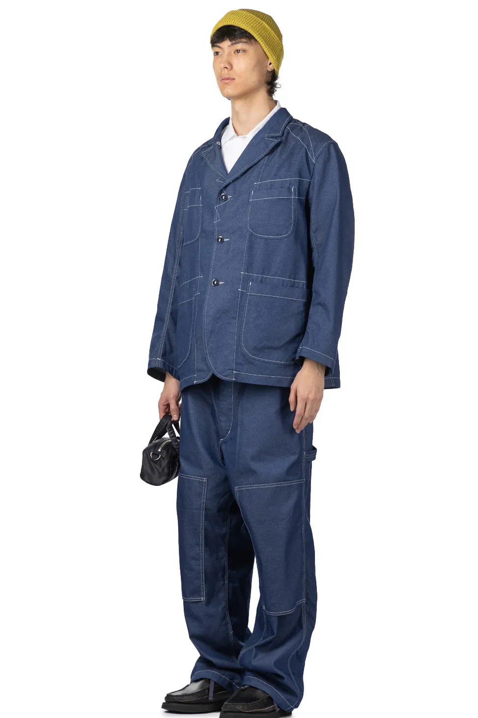 Best Engineered Garments Bedford Jacket - Indigo CP Denim