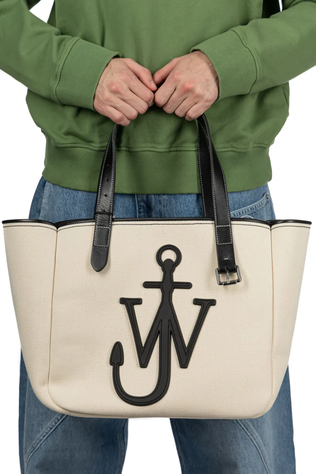 Best JW Anderson Belt Tote - White