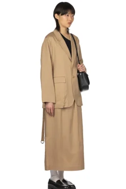 Sale Manon Belted Middle Jacket - Camel