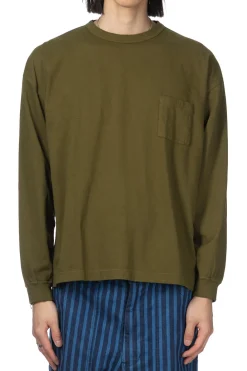Clearance Tigre Brocante Bence Beach Long Sleeve T-Shirt - Khaki