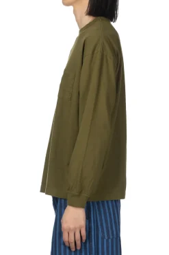 Clearance Tigre Brocante Bence Beach Long Sleeve T-Shirt - Khaki