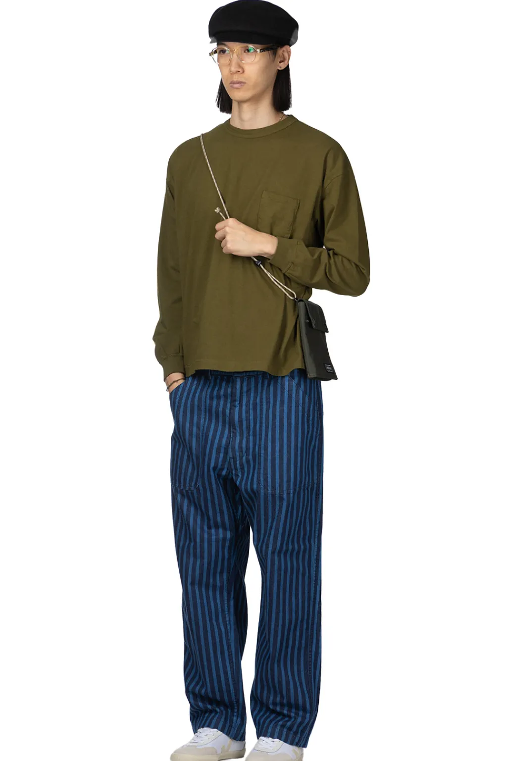 Clearance Tigre Brocante Bence Beach Long Sleeve T-Shirt - Khaki