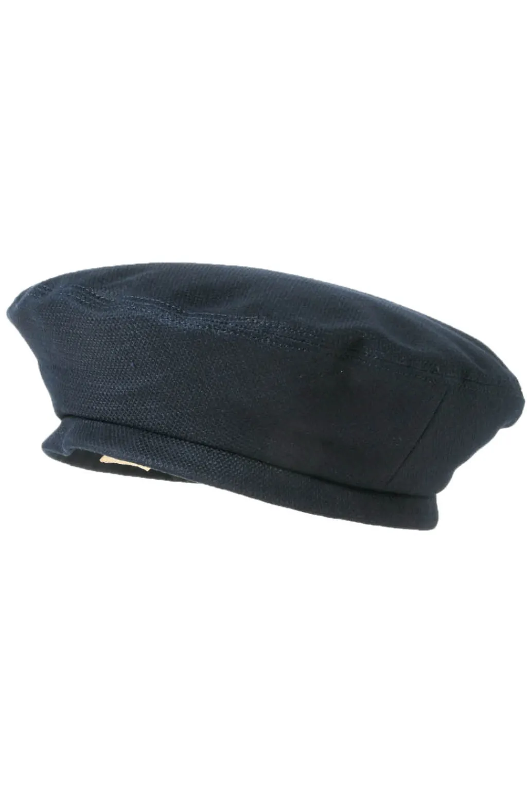 New Engineered Garments Beret - Dark Navy CL Java Cloth