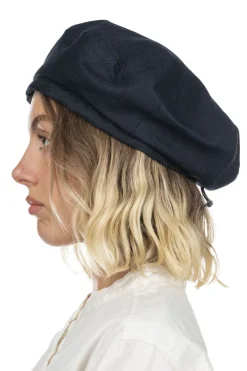 New Engineered Garments Beret - Dark Navy CL Java Cloth