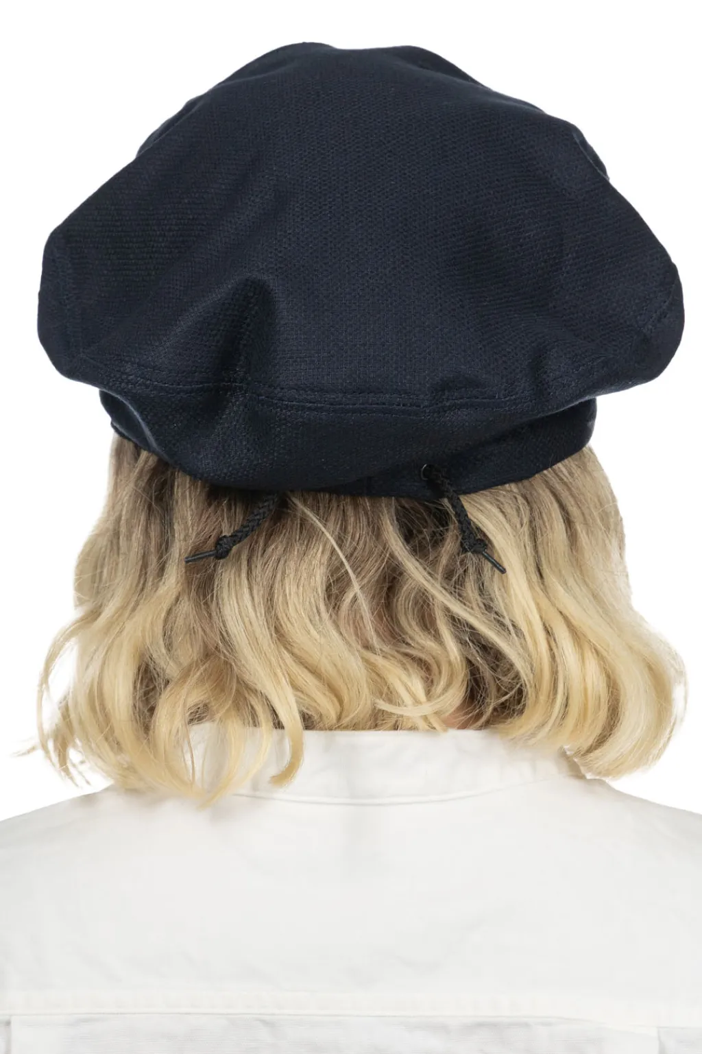 New Engineered Garments Beret - Dark Navy CL Java Cloth