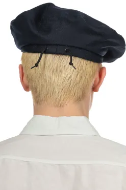 Online Engineered Garments Beret - Dark Navy CL Java Cloth