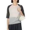 Outlet Manon Bicolor Mellow Tee - Ivory