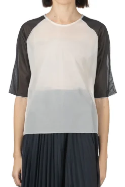 Outlet Manon Bicolor Mellow Tee - Ivory