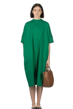 Clearance Manon Big Moc Dress - Green