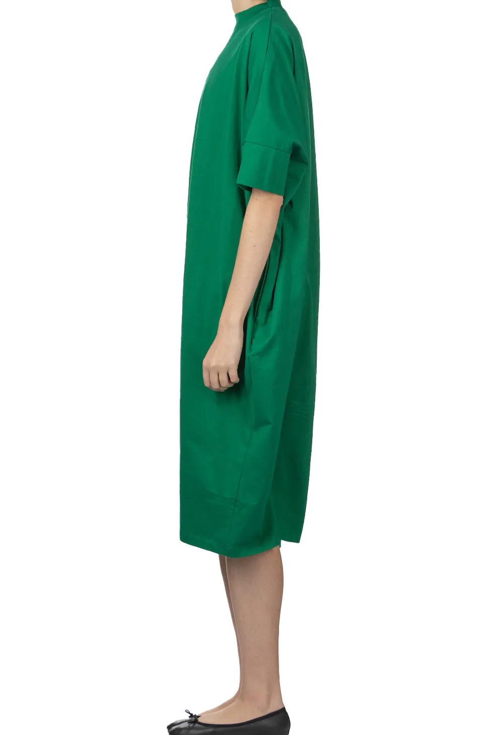Clearance Manon Big Moc Dress - Green