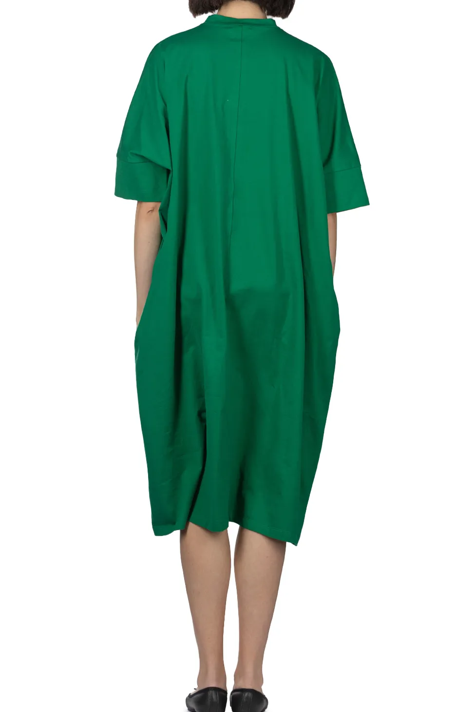 Clearance Manon Big Moc Dress - Green