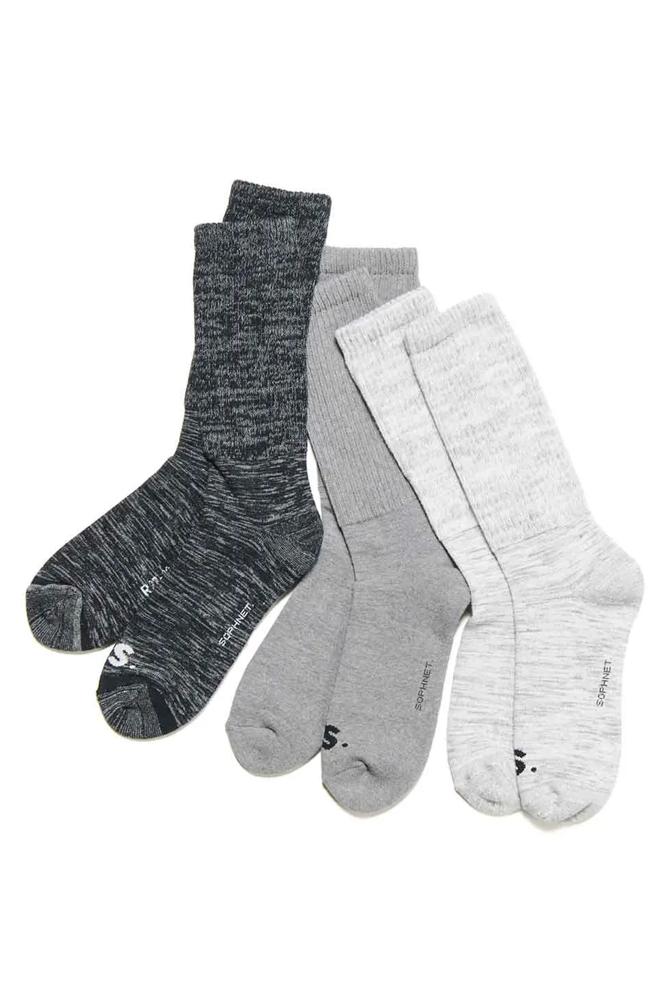 Sale SOPHNET Binchotan Ribbed Socks - 3 Colors